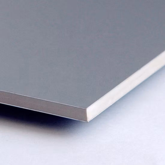 A2 B1 Panel compuesto de aluminio ACP ignífugo con revestimiento de PE PVDF Revestimiento de pared Material ignífugo Panel de pared resistente al fuego