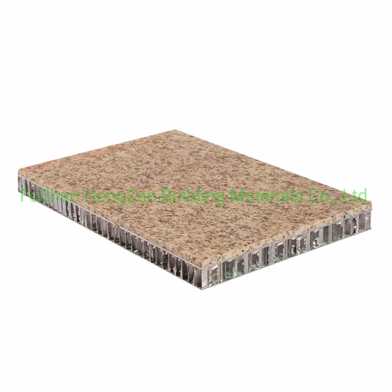 Panel de panal de piedra de mármol y granito para muro cortina, panel compuesto de aluminio