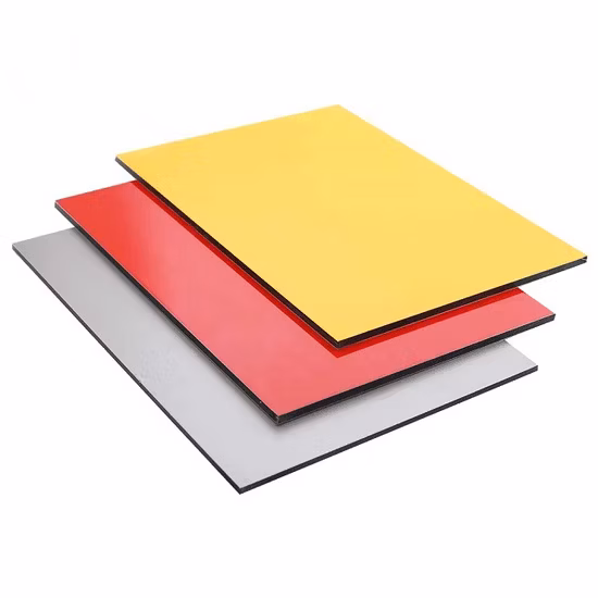 20 años de fabricante de paneles compuestos de aluminio brillante PVDF ACP de 3 mm, 4 mm y 5 mm